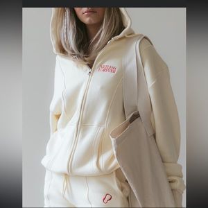 artless forever cream colour sweat set